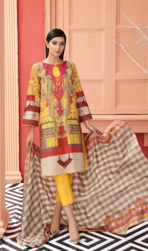 Charizma Khaddar/Embroidered Shawl