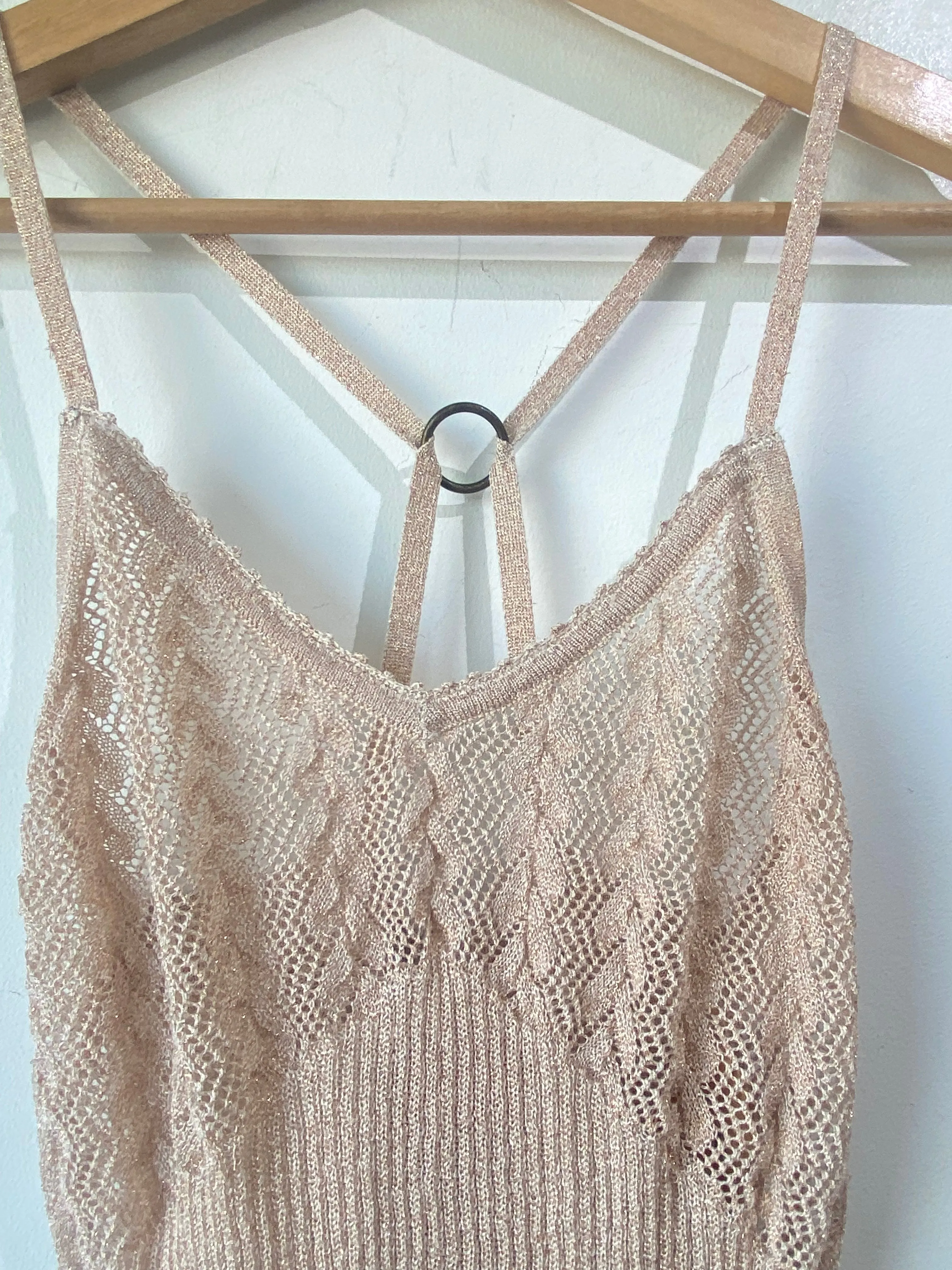 Charlotte Tan Glitter Cami