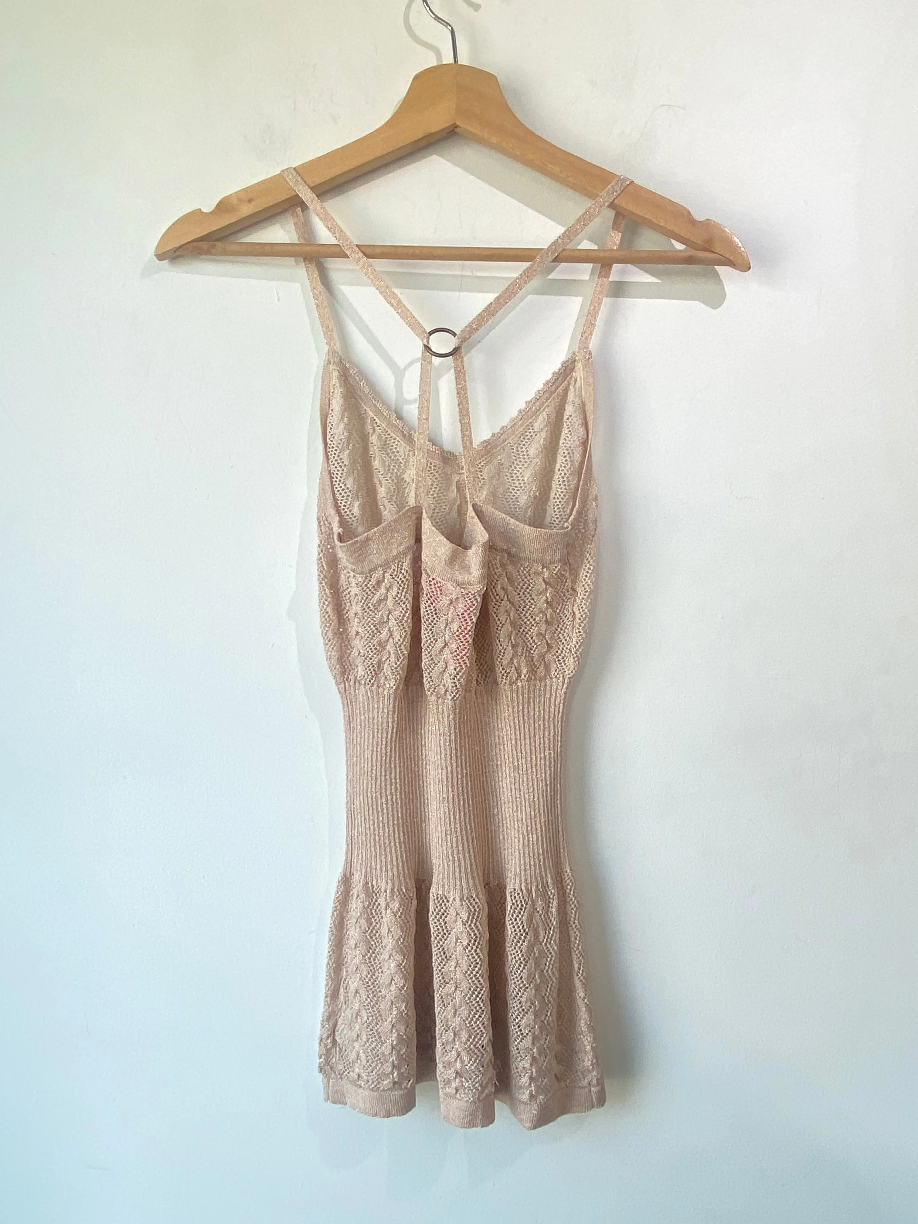 Charlotte Tan Glitter Cami