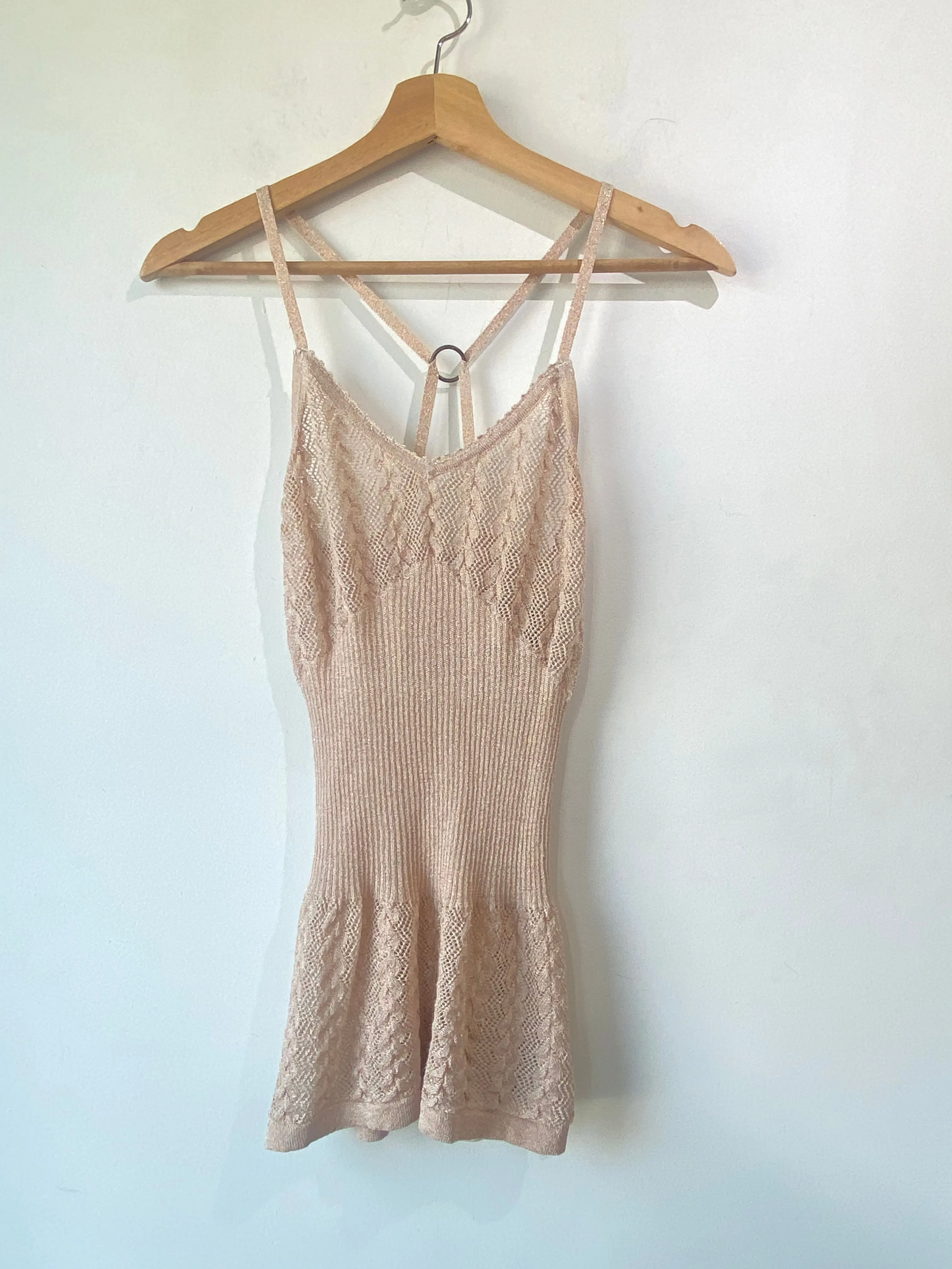 Charlotte Tan Glitter Cami