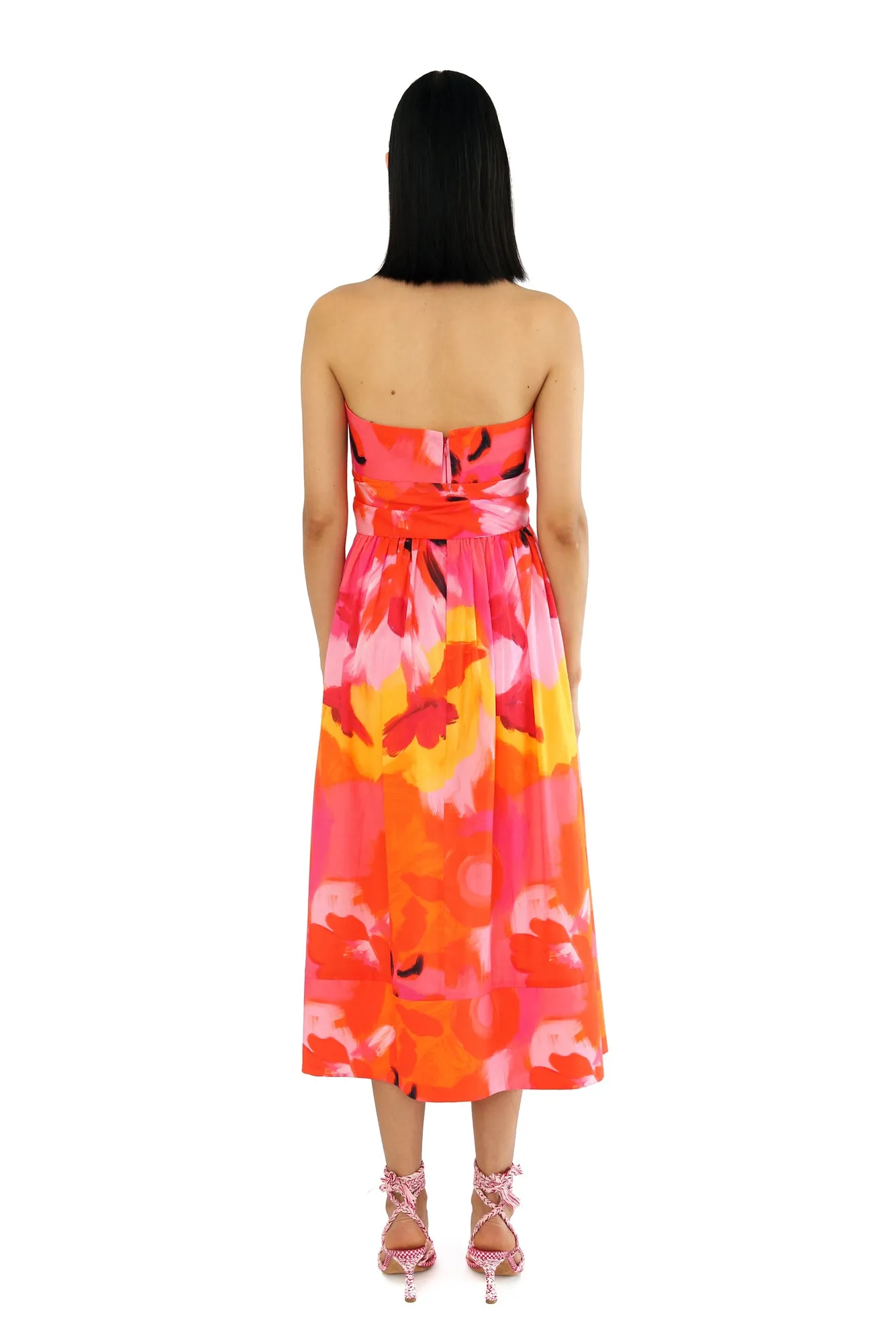 Charro Dress in Anturio Print