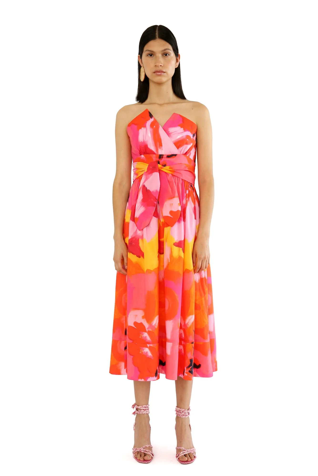 Charro Dress in Anturio Print