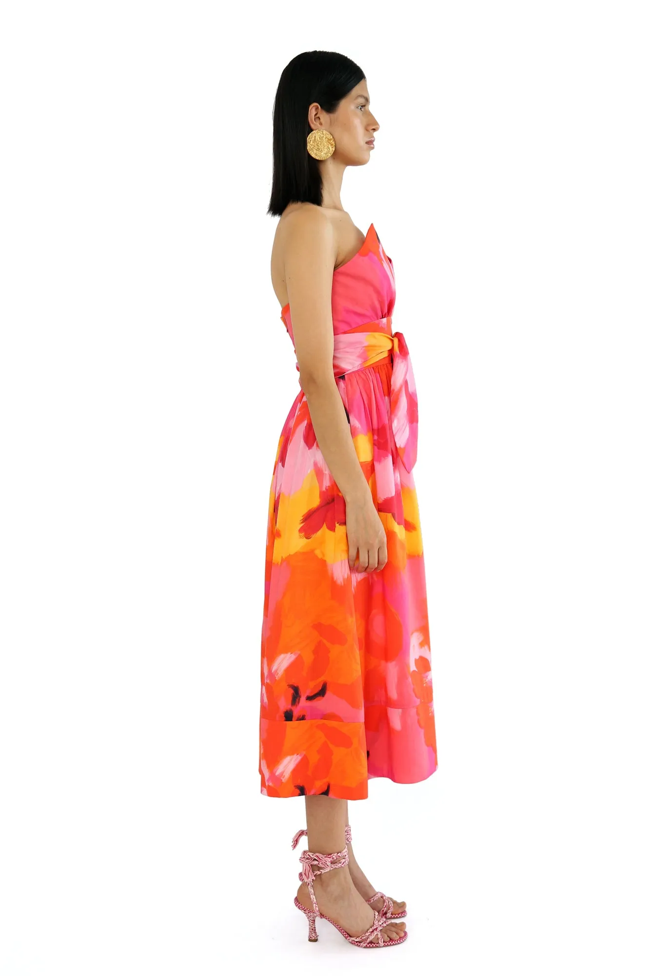 Charro Dress in Anturio Print
