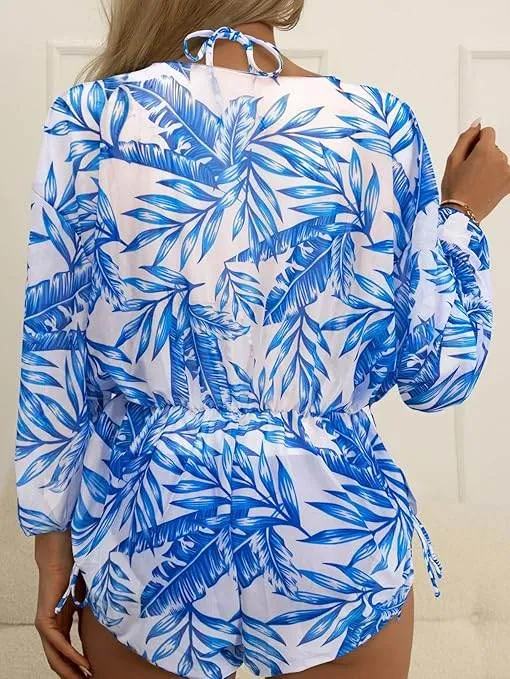 Claud Blue Bikini With Coverup