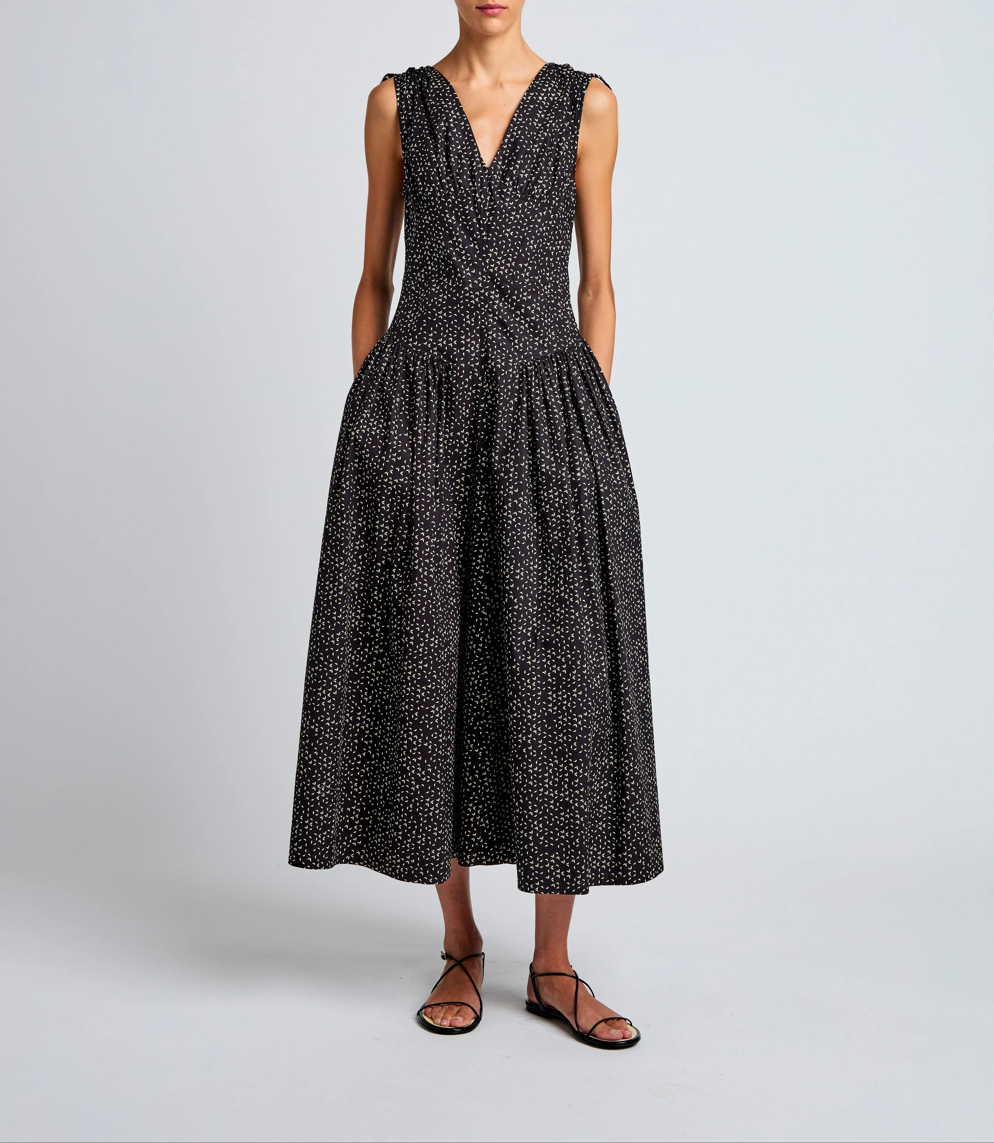 Clayton Dress Blk Vanilla