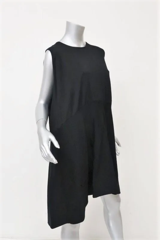 Co Oversize Sleeveless Dress Black Cotton Size Extra Small/Small NEW