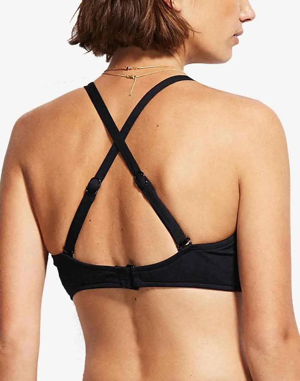 Collective Wrap Front F Cup Bikini Top