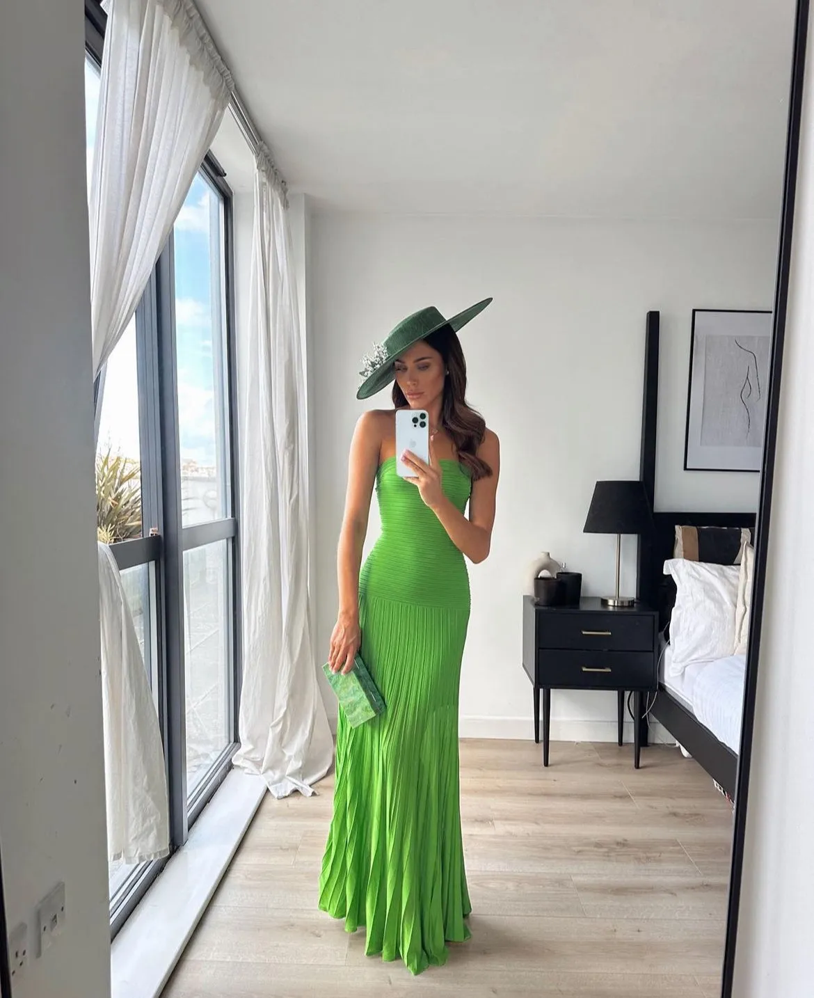 COS - Knitted Bandeau Maxi in Green