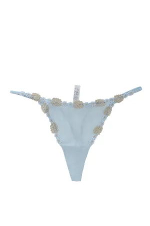 COTTON CLUB VETA Sky Blue Thong