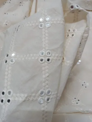 Cotton Embroidered Fabric