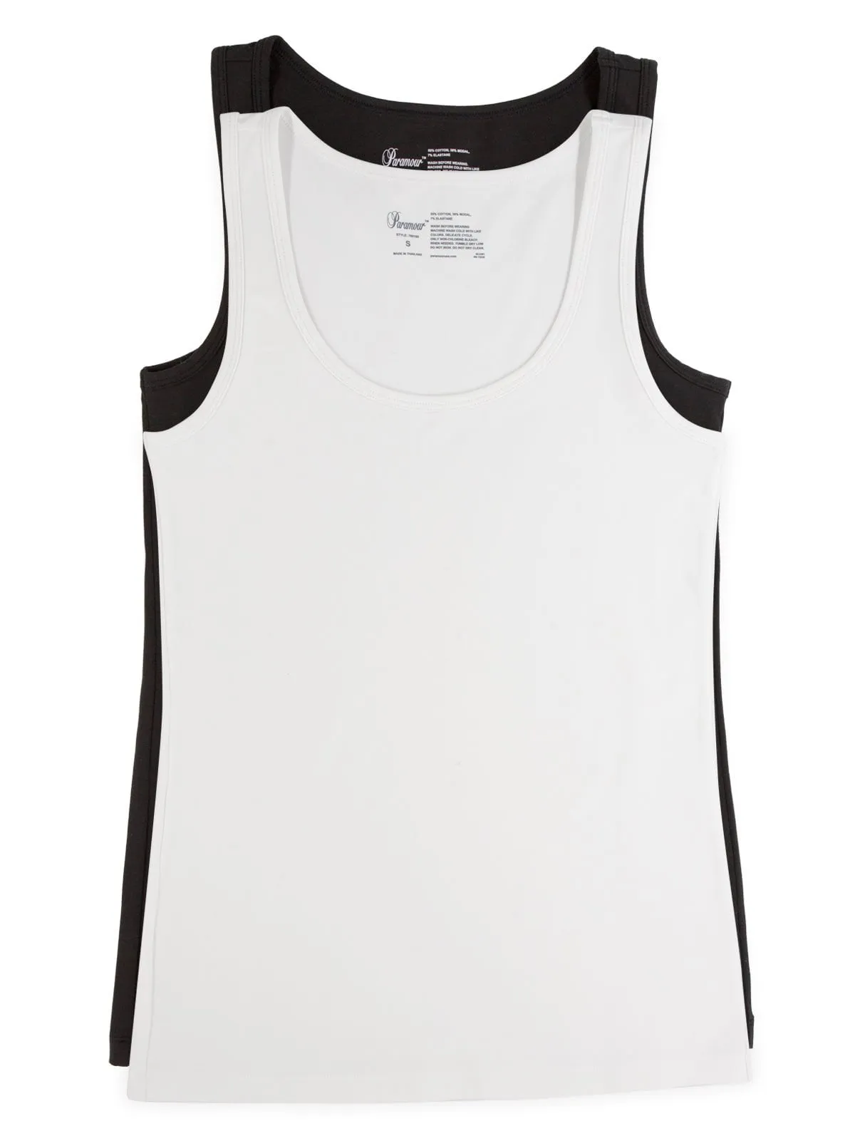 Cotton Modal Stretch Layering Tank Top 2-Pack