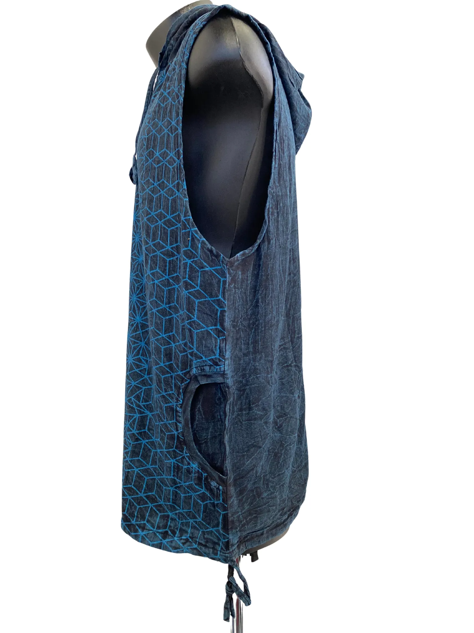 Cotton Pullover Hoody Sleeveless