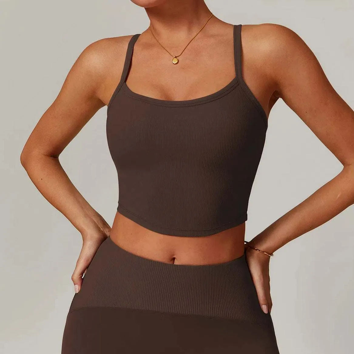 Crop Workout Tank Tops Camisole