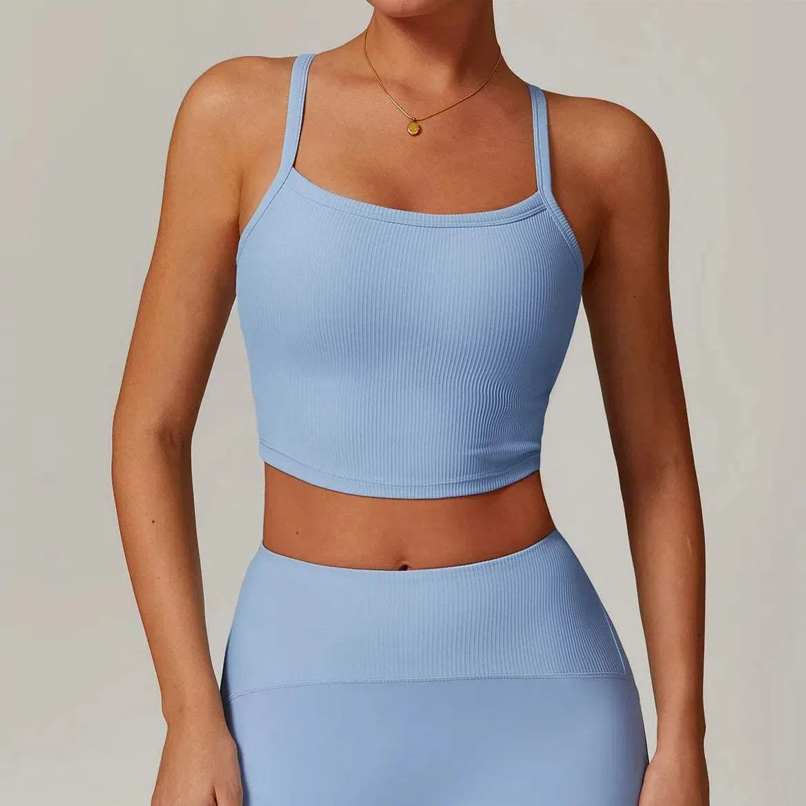 Crop Workout Tank Tops Camisole