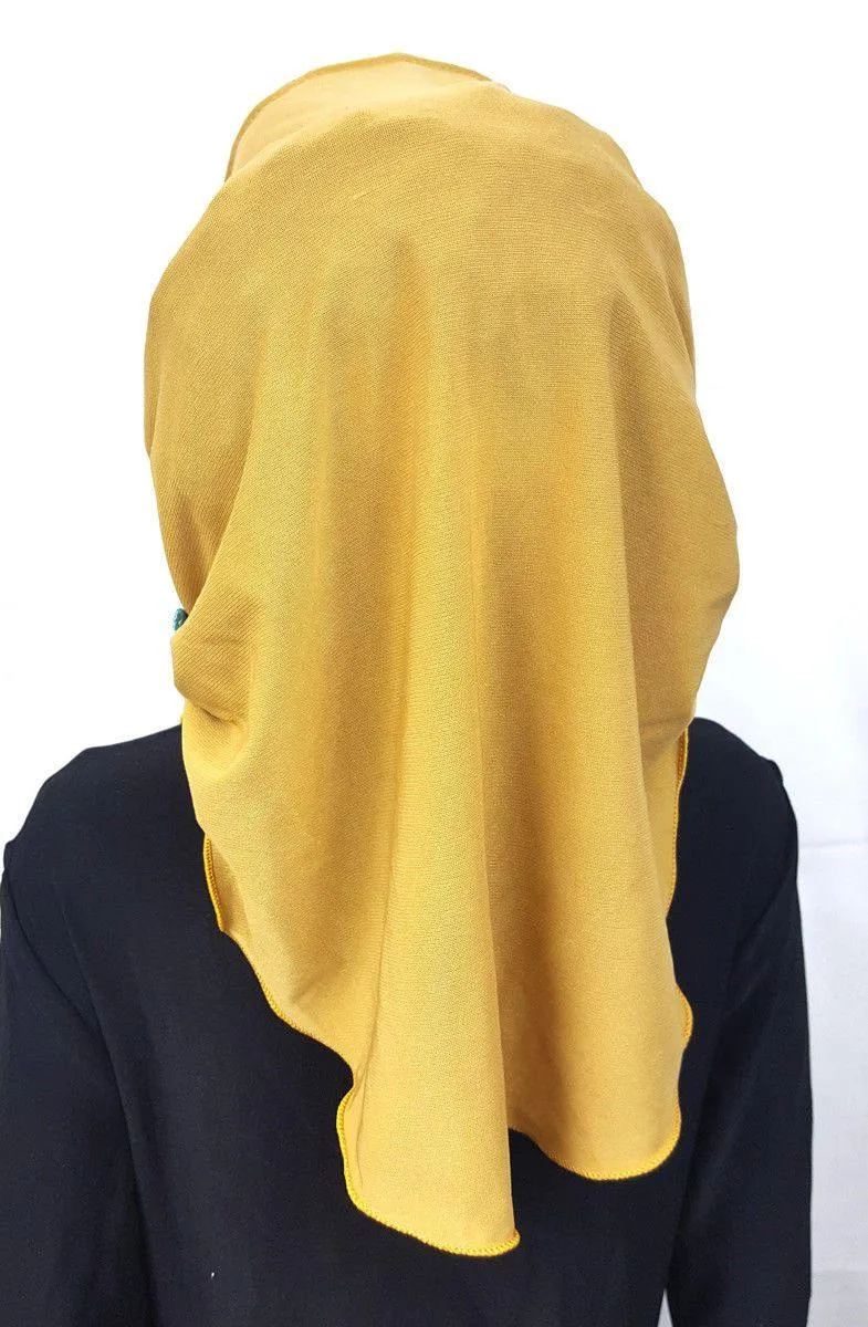 Crystal Hemp Toddler Kids Children Hijab Islamic Scarf Shawls -9397