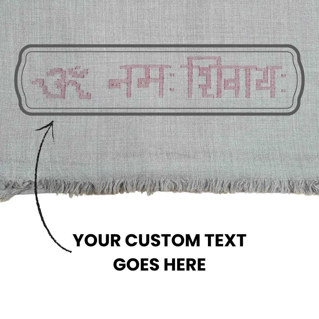Custom Embroidered Kullu Shawls