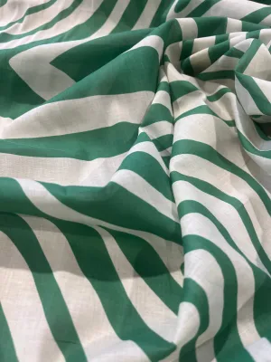 D01 Mattia 1040 cotton voile green zebra