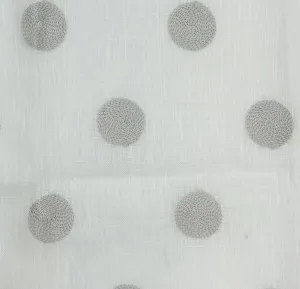 Daisy - Grey on Ivory