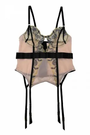 Dakota Snake Basque with Cut Out Front -
