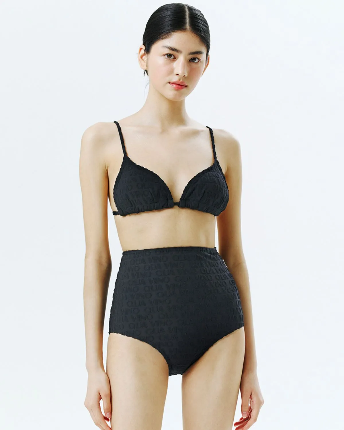 DAYDREAM TERRY BIKINI HIGH WAIST BOTTOM SET