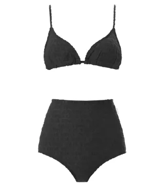 DAYDREAM TERRY BIKINI HIGH WAIST BOTTOM SET