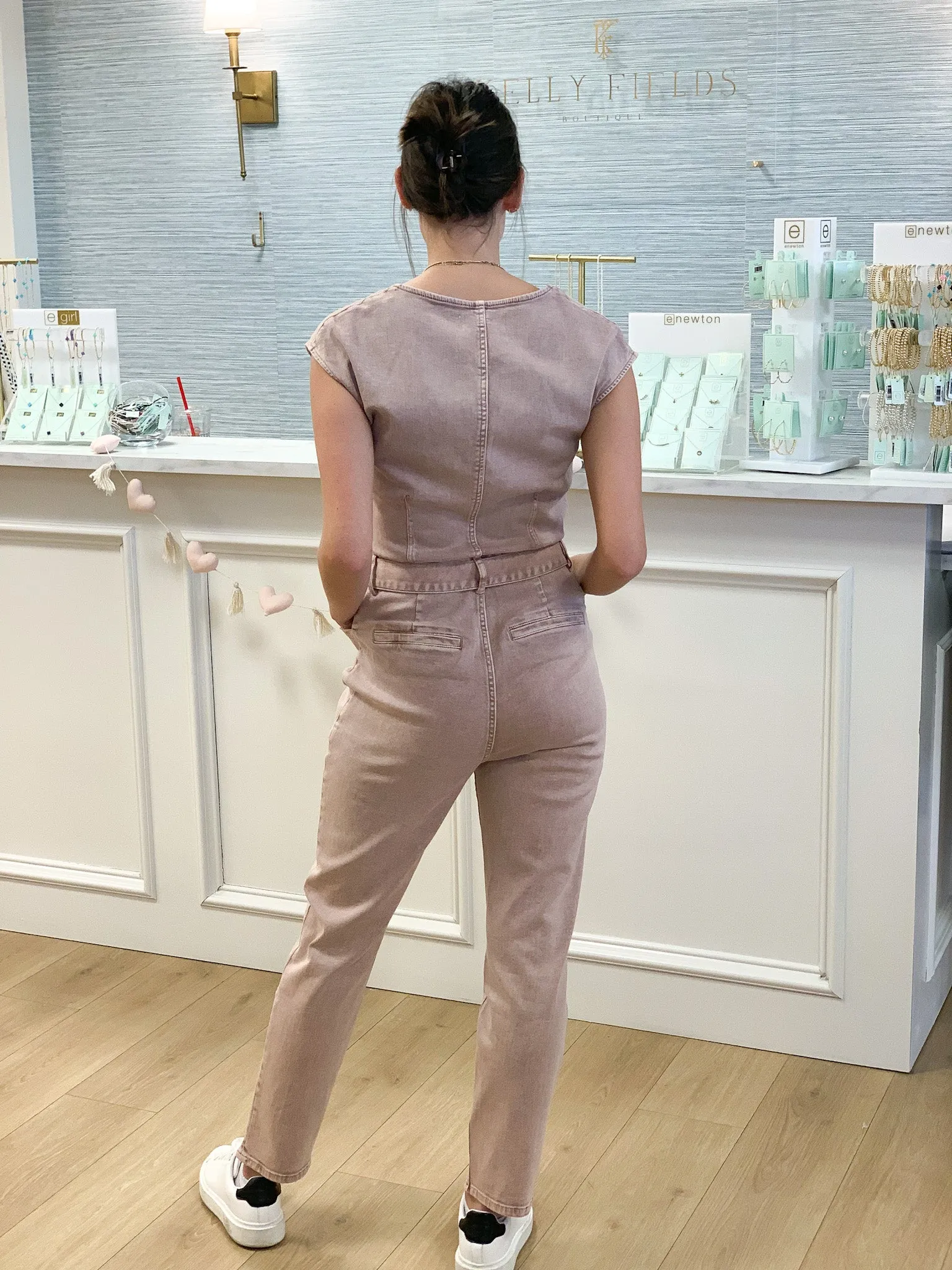 Dear John | Nicole Denim Jumpsuit {Rose Dust}