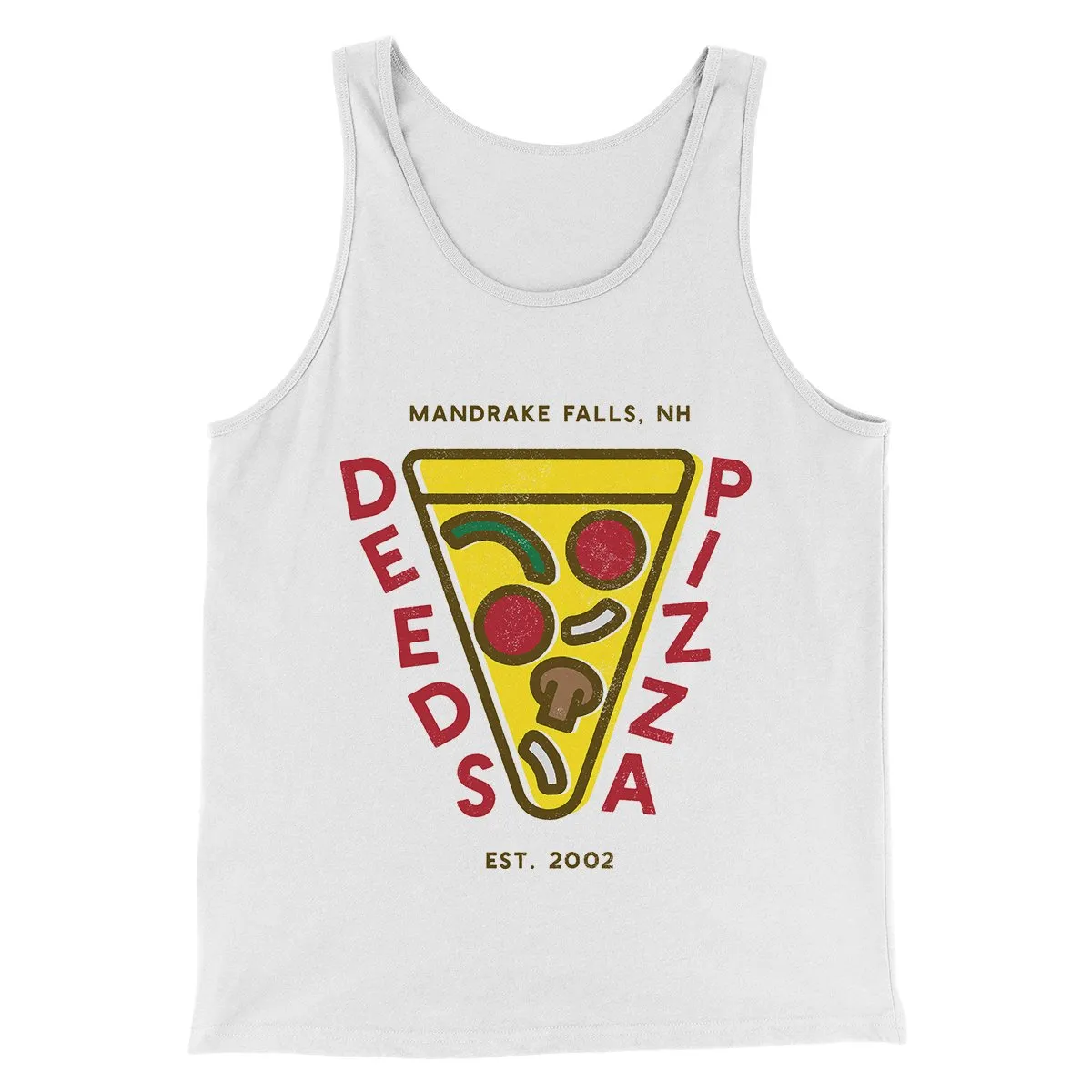 Deeds Pizza Funny Movie Men/Unisex Tank Top