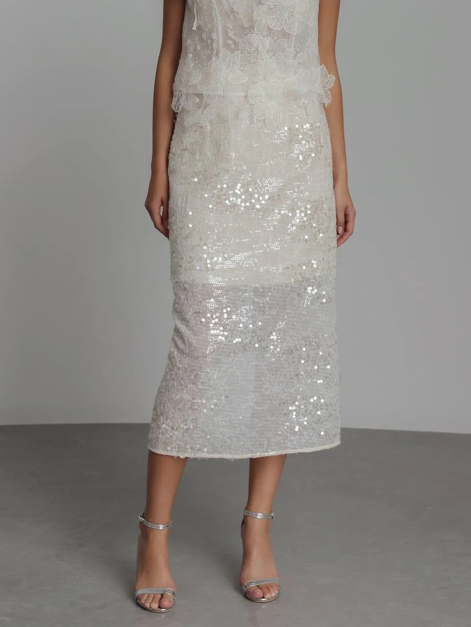 Delicately Embroidered Lace Blouse