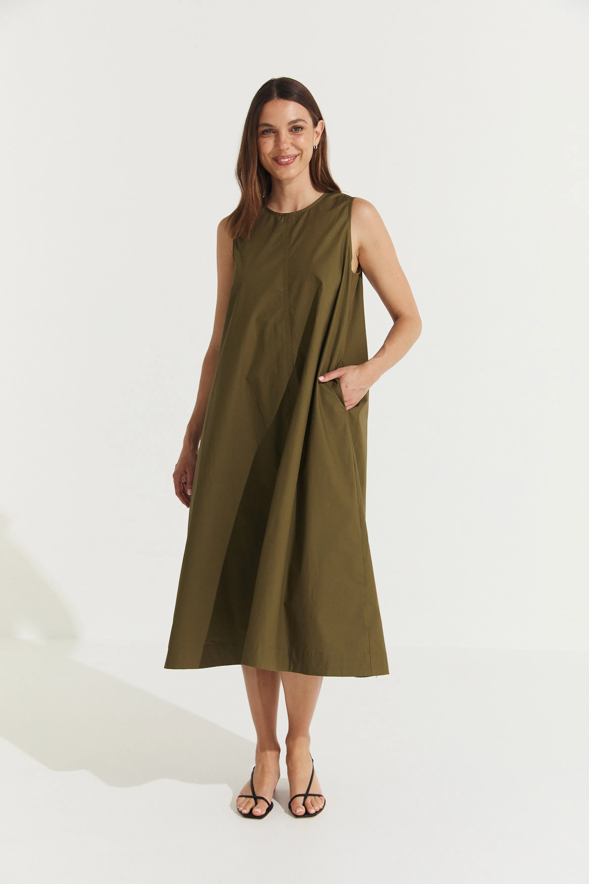 Delphine Cotton Shift Dress