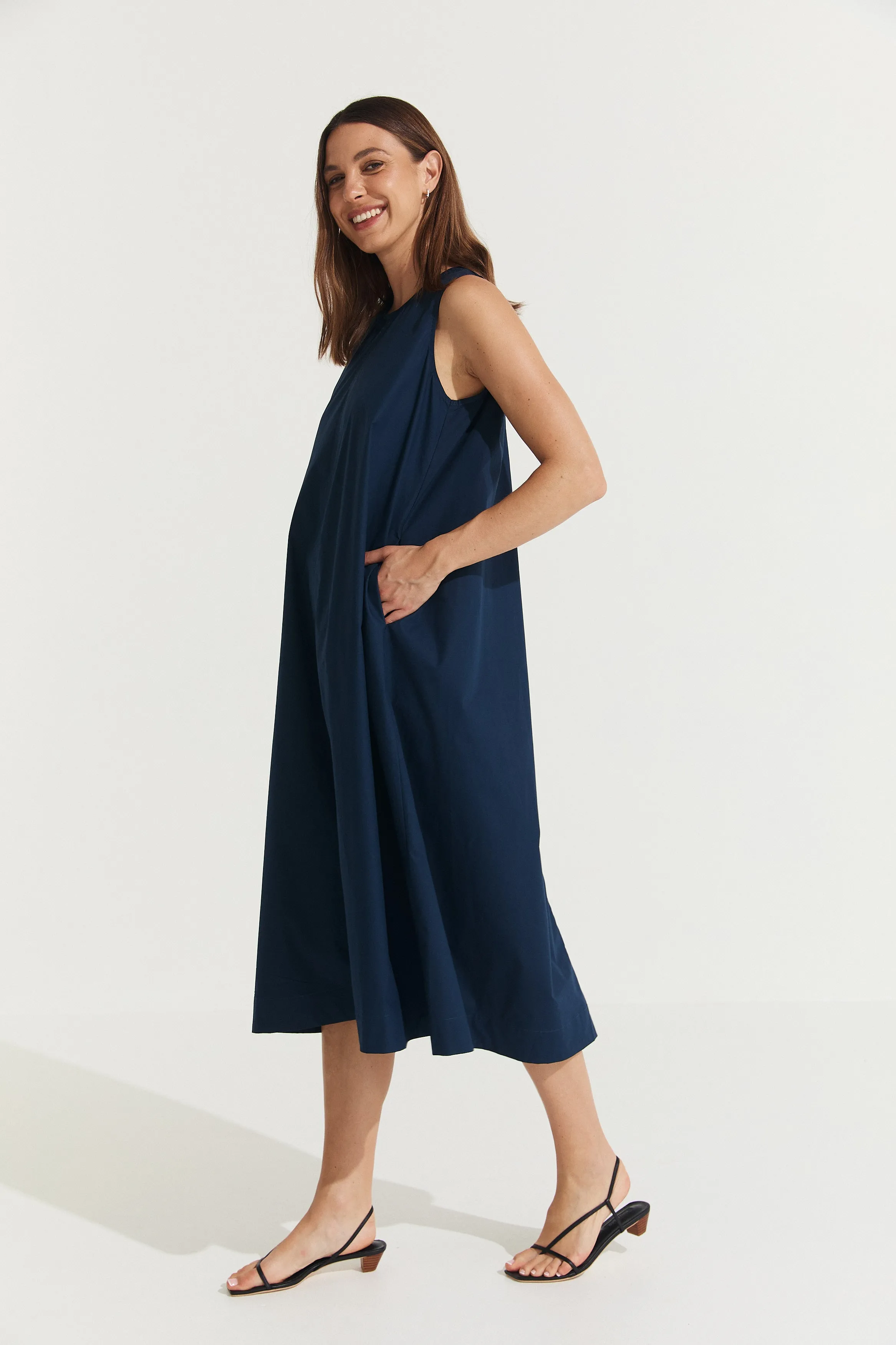 Delphine Cotton Shift Dress