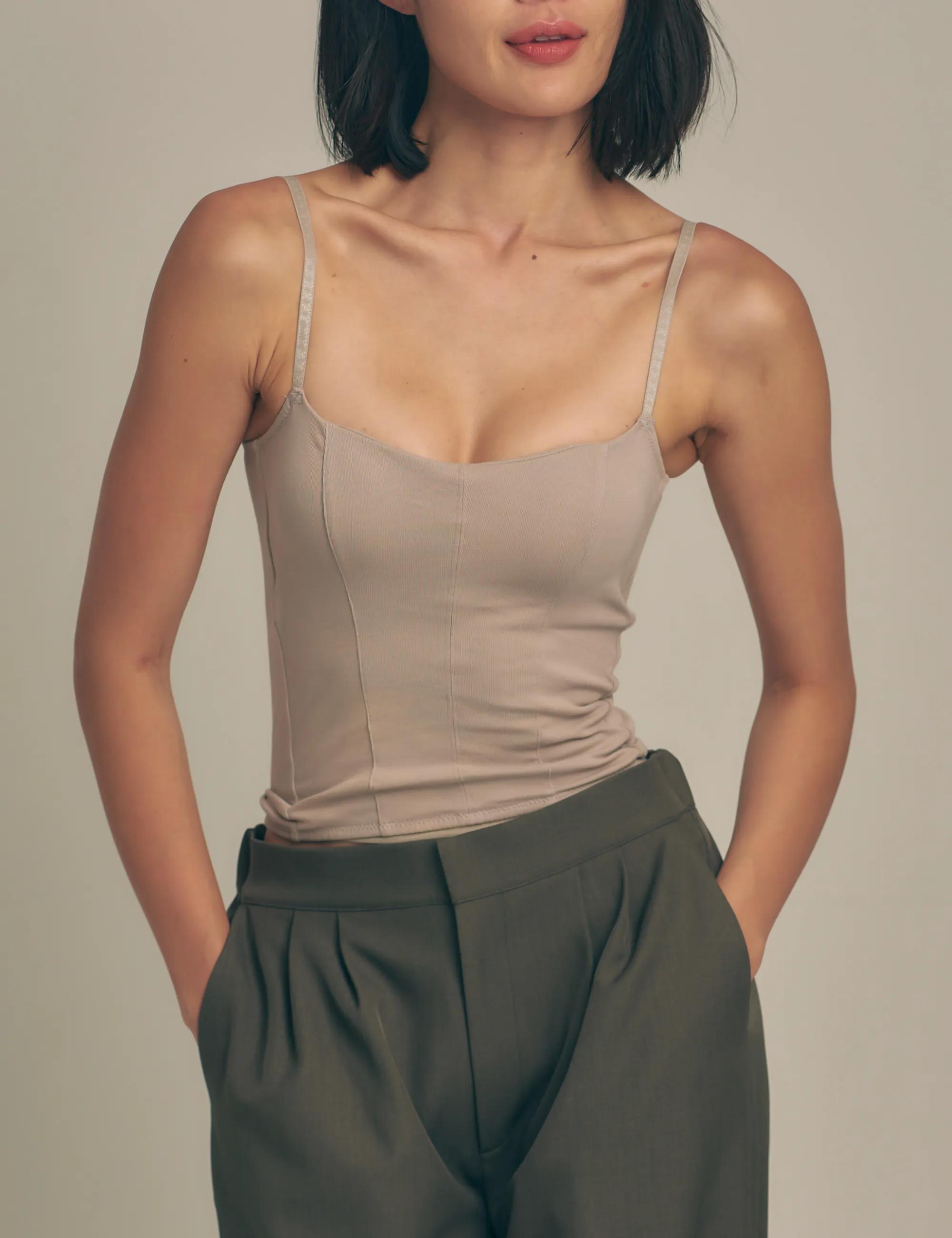 Dreamy Camisole / 潤(greige)