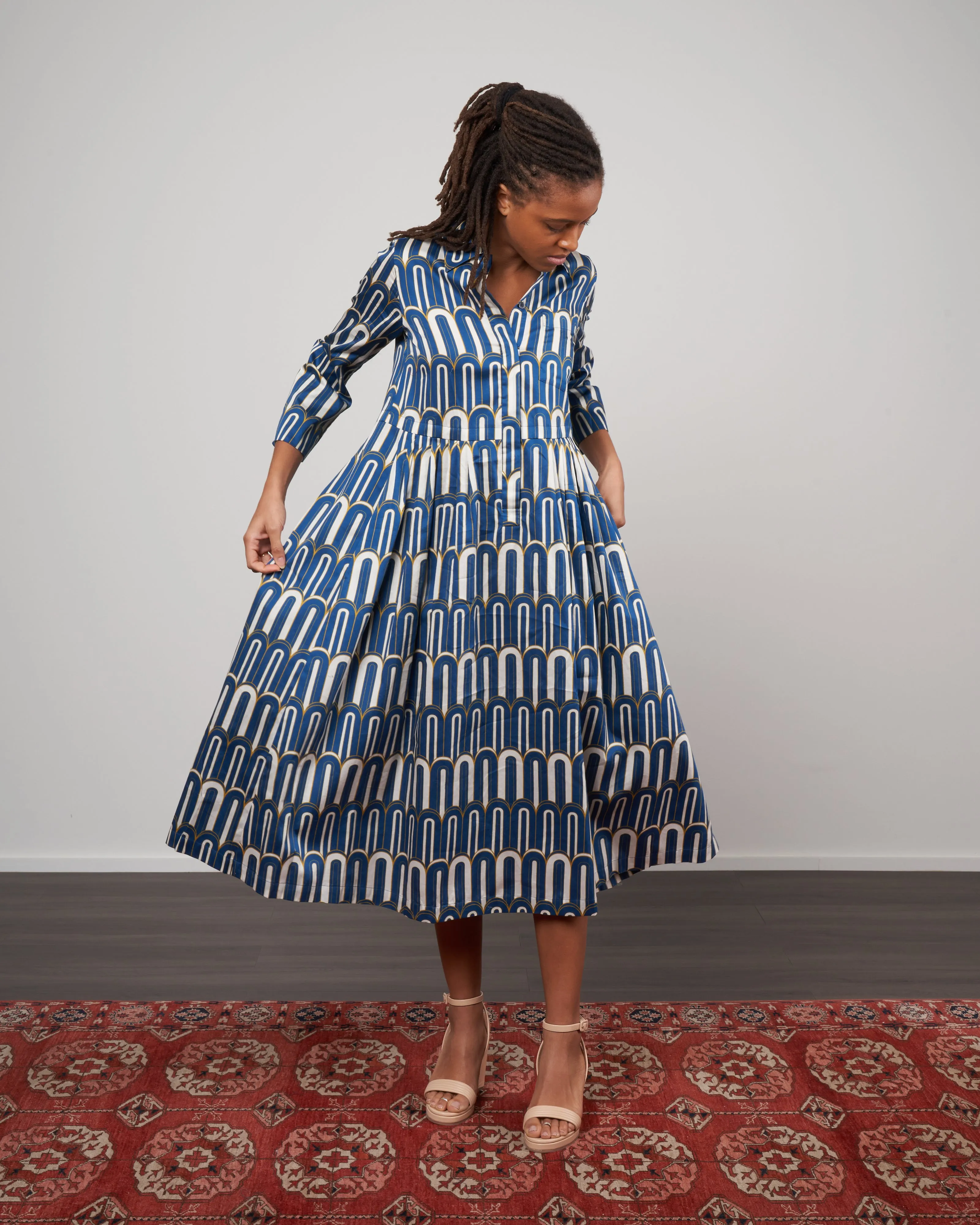 dress - cerulean