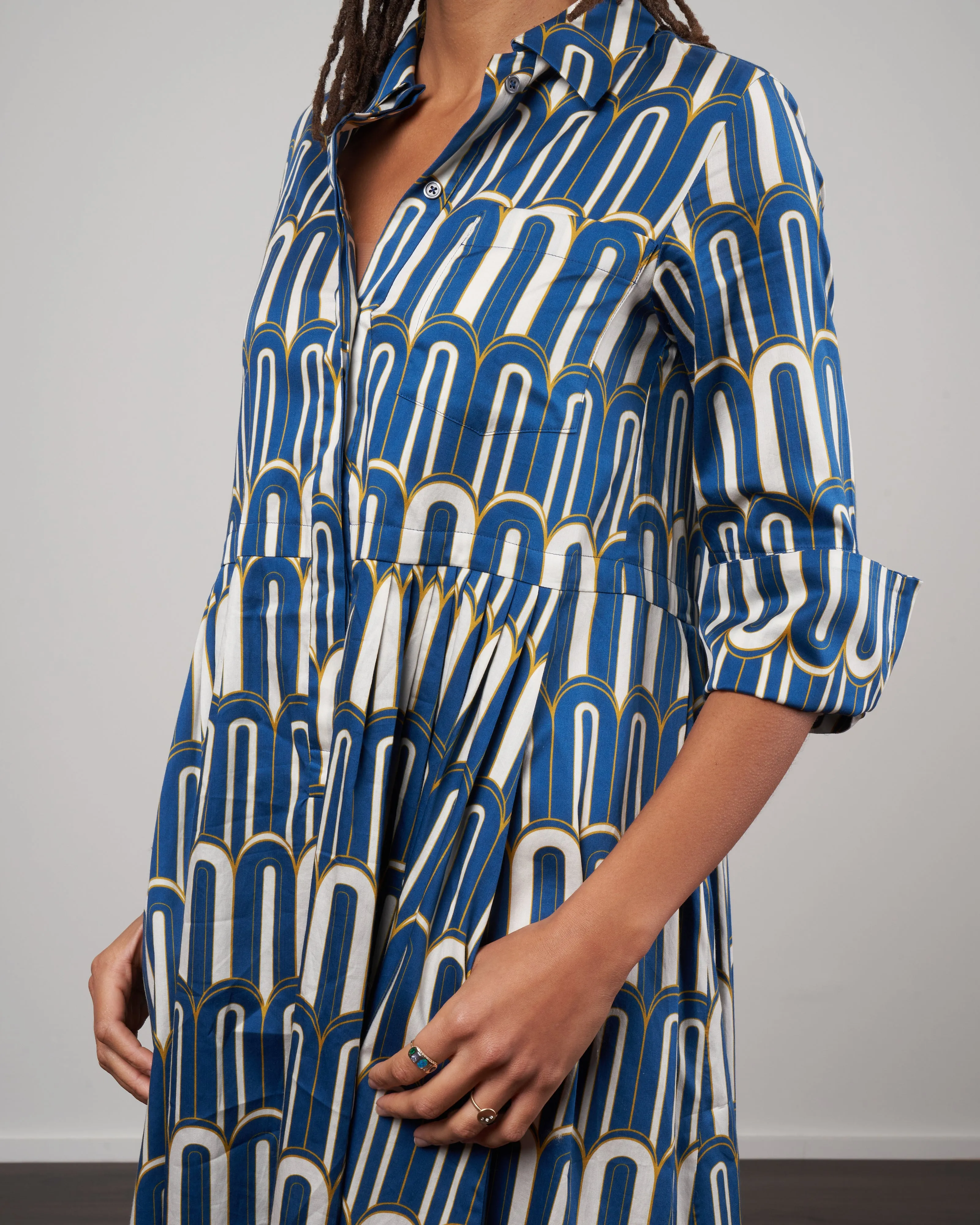 dress - cerulean