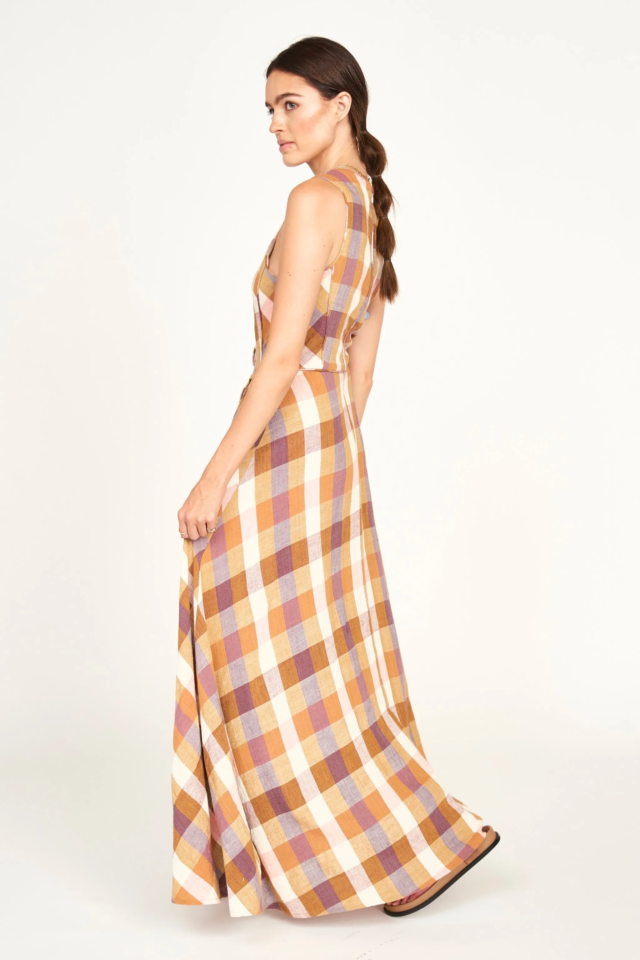 Dublin Dress in Desert Plaid