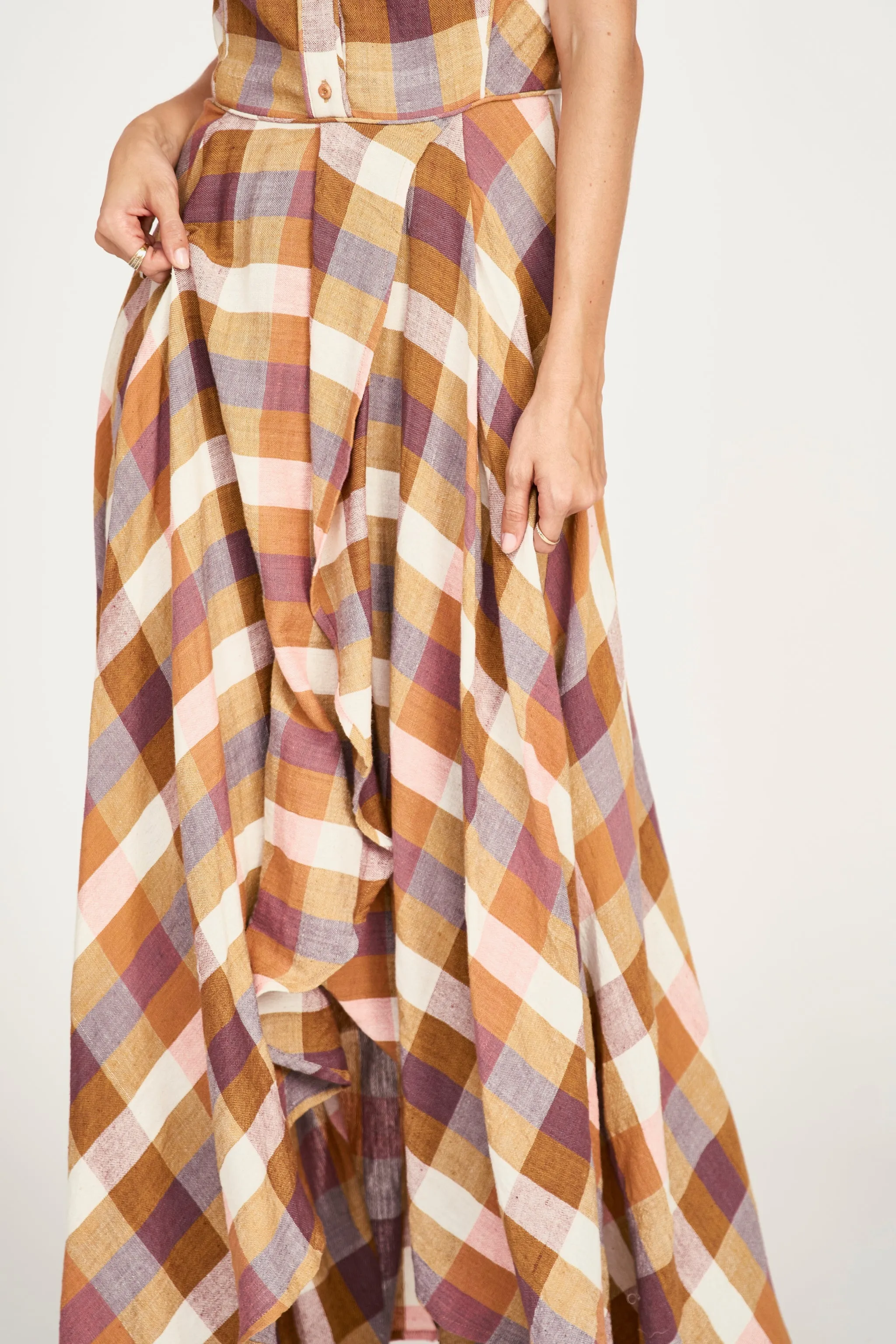 Dublin Dress in Desert Plaid