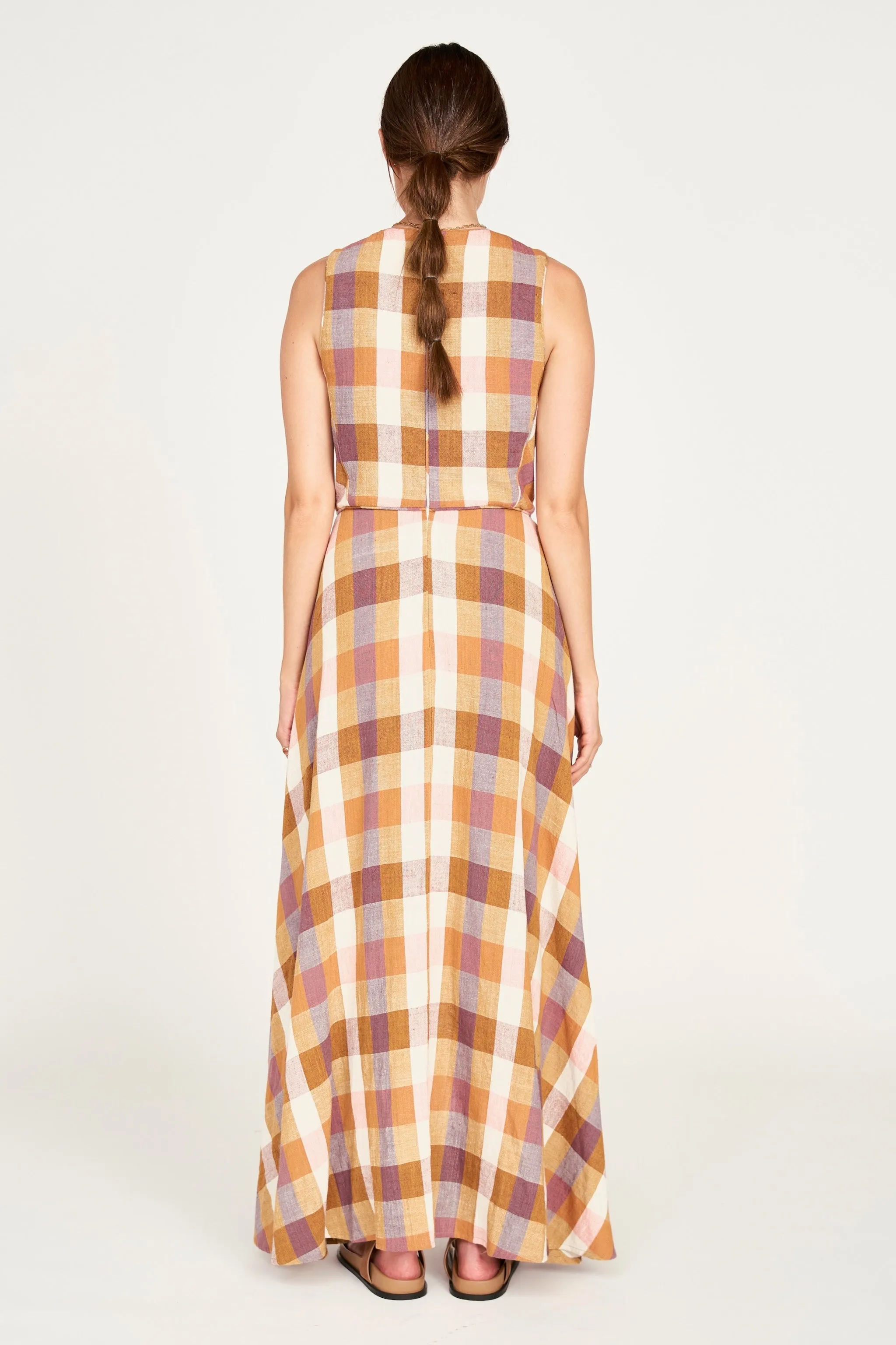 Dublin Dress in Desert Plaid