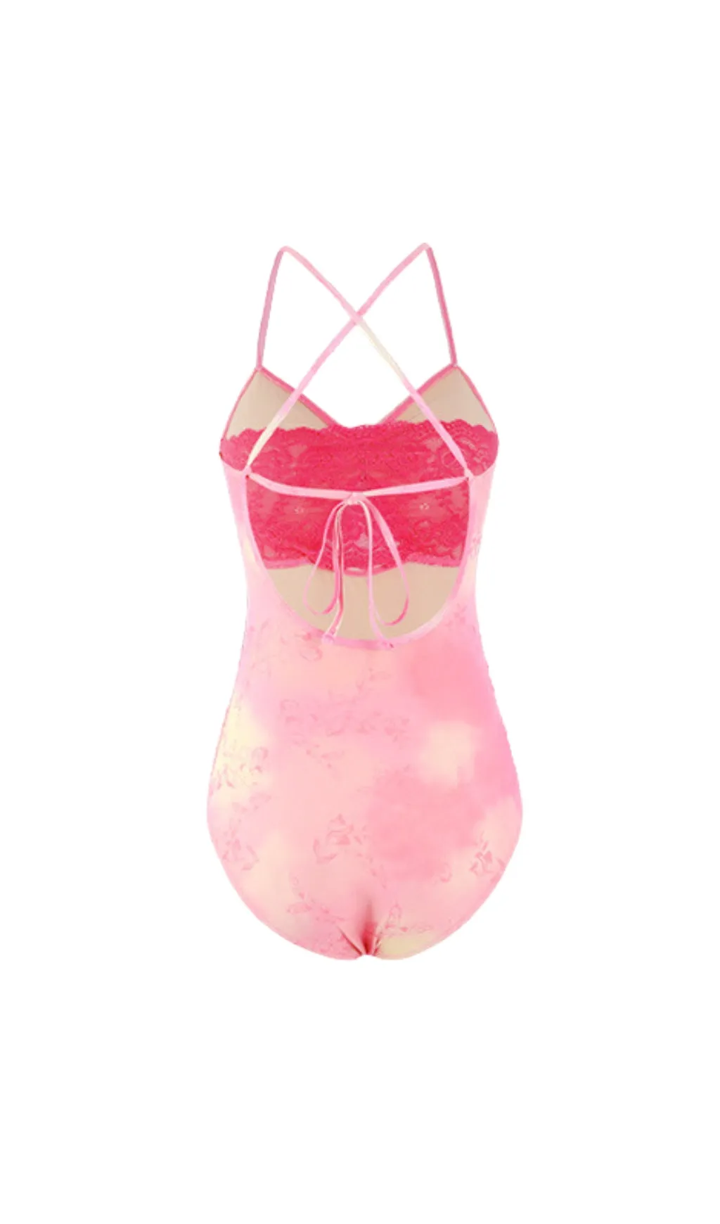 Duy Pink One-Piece Swimsuit