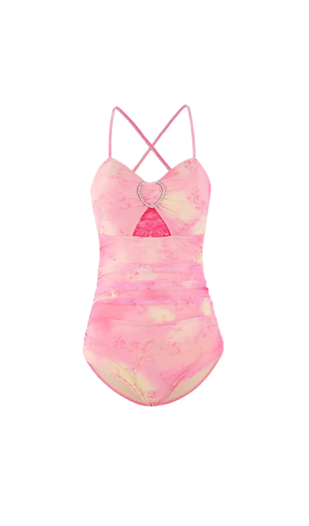 Duy Pink One-Piece Swimsuit