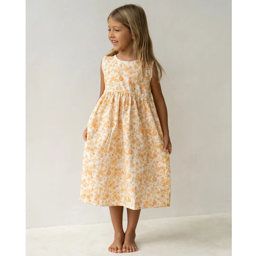 Eden Dress - Buttercup Print
