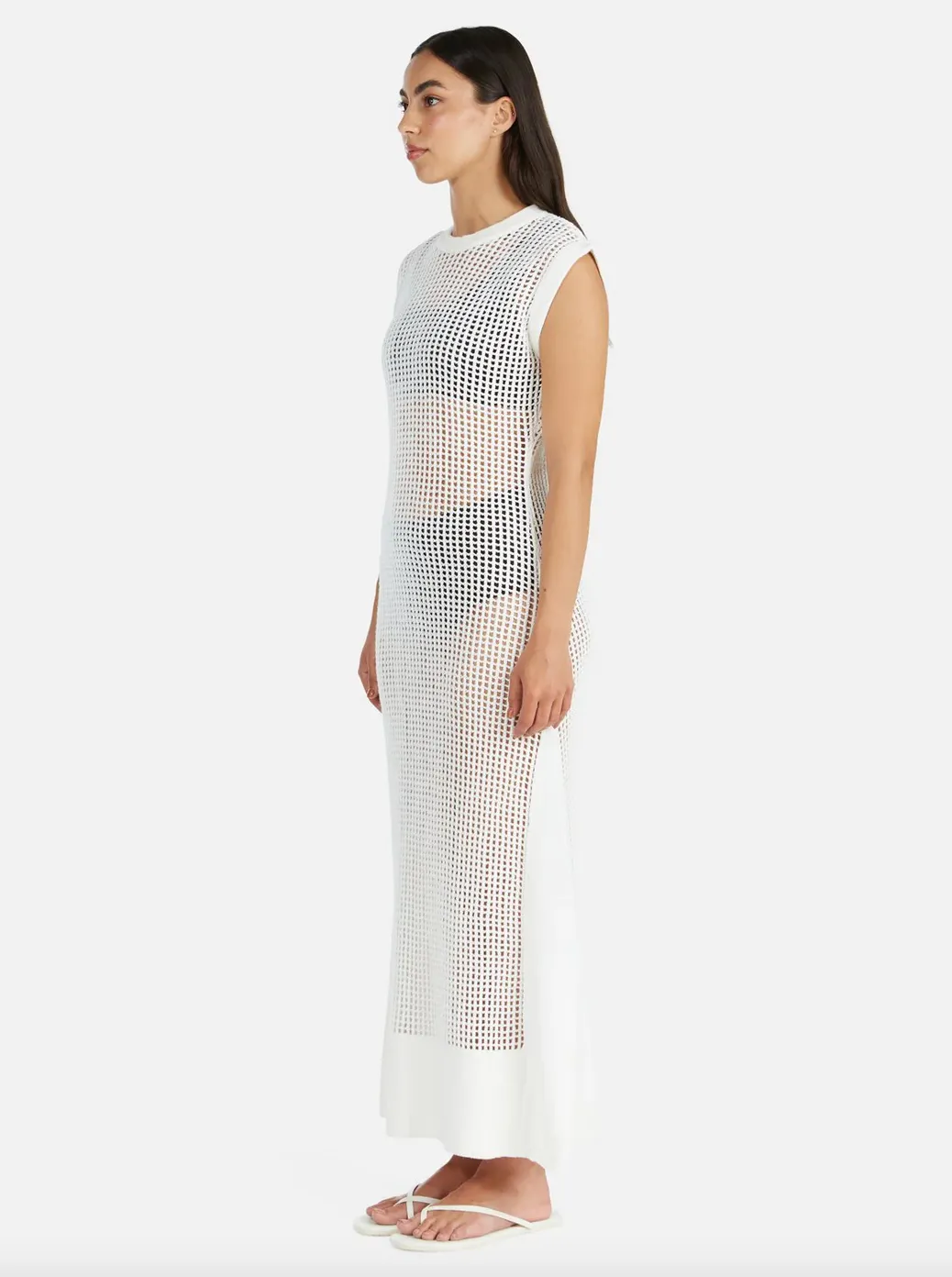 Ena Pelly, Demi Knit Maxi Dress | Bright White