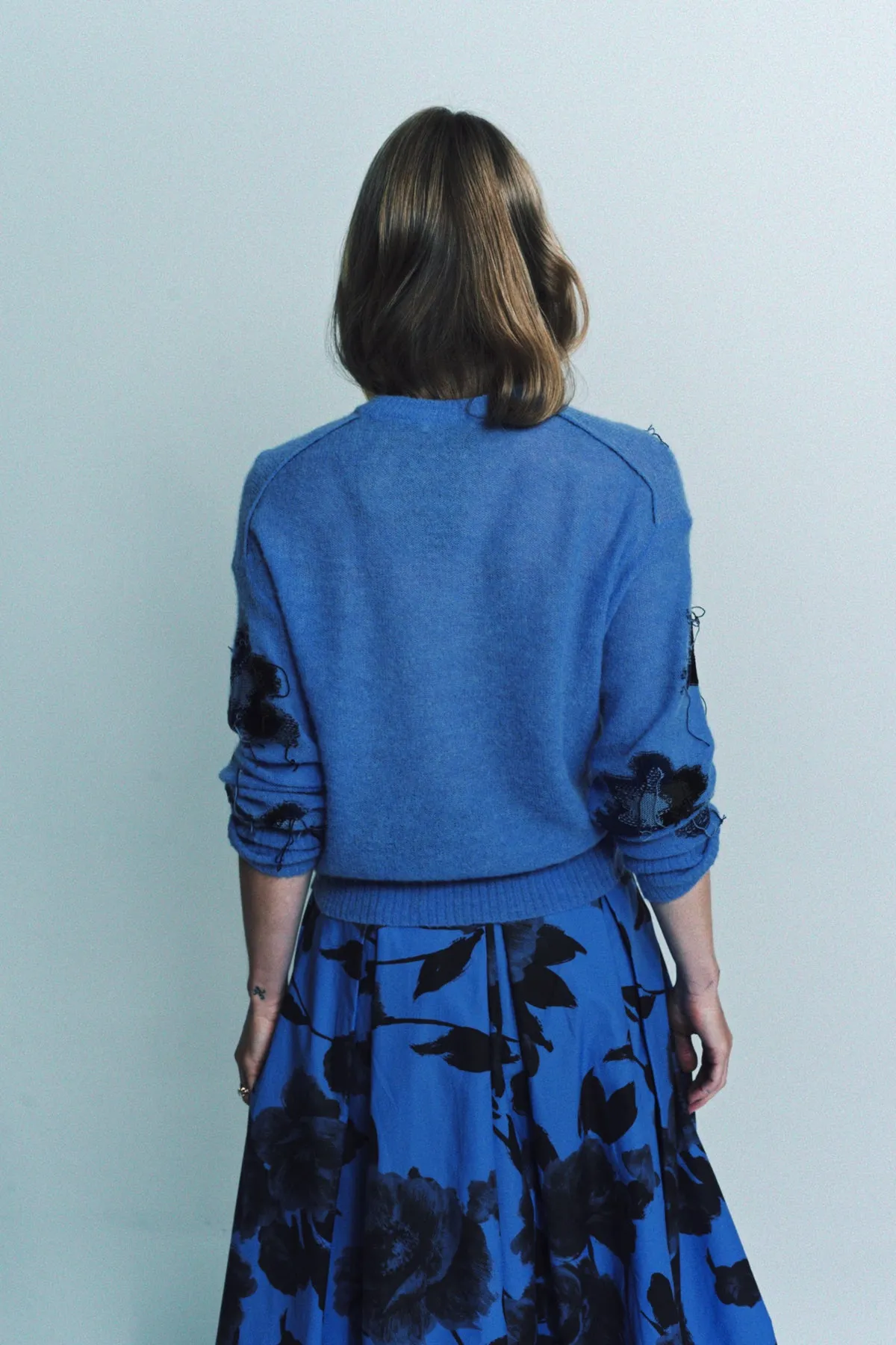 ERDEM | INTARSIA JUMPER