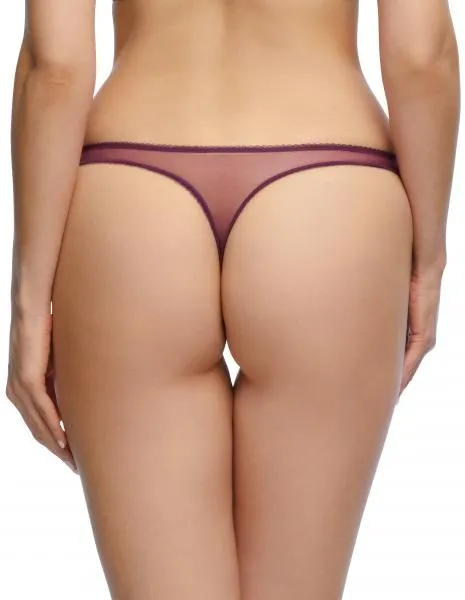 Evelina G-String - Aubergine -