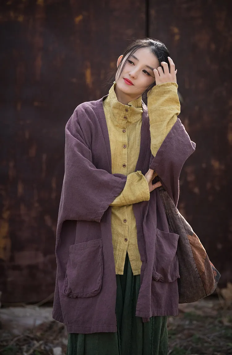 Fashionable Linen Casual Blouses For Spring Collection