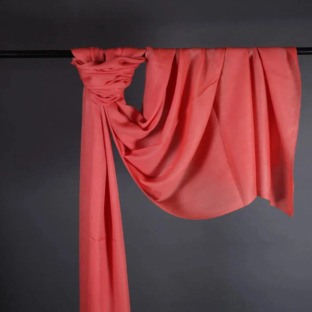 Fast Peach GI Certified Handwoven Pashmina Stole