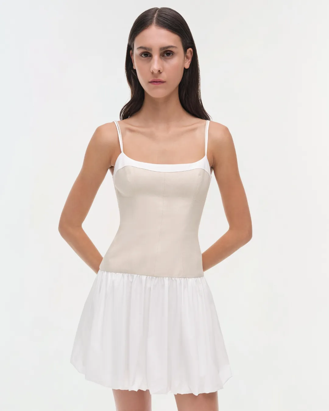 FIFI S/L BUBBLE MINI DRESS