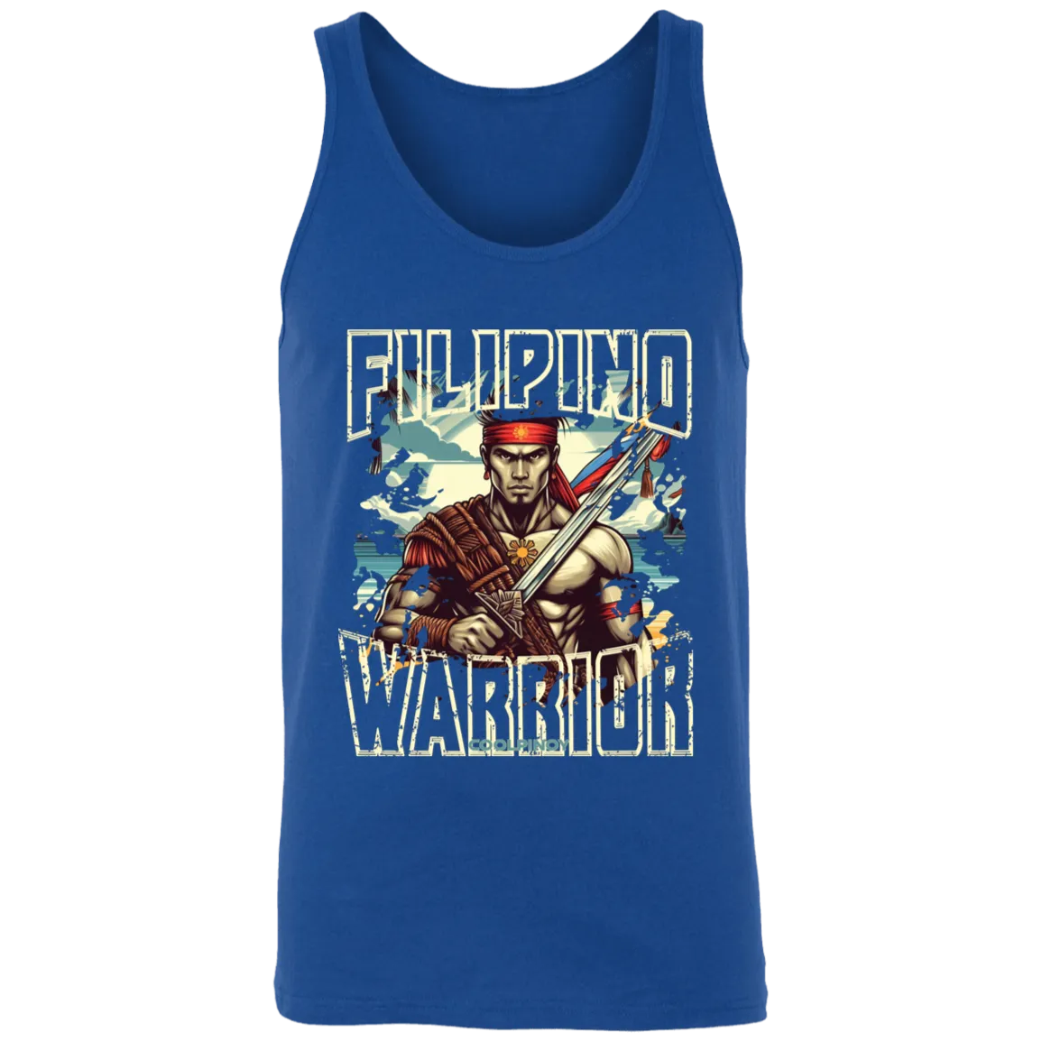 Filipino Warrior Beach Unisex Cotton Tank Top