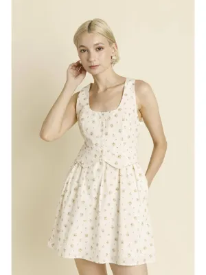 FLORAL MINI DRESS