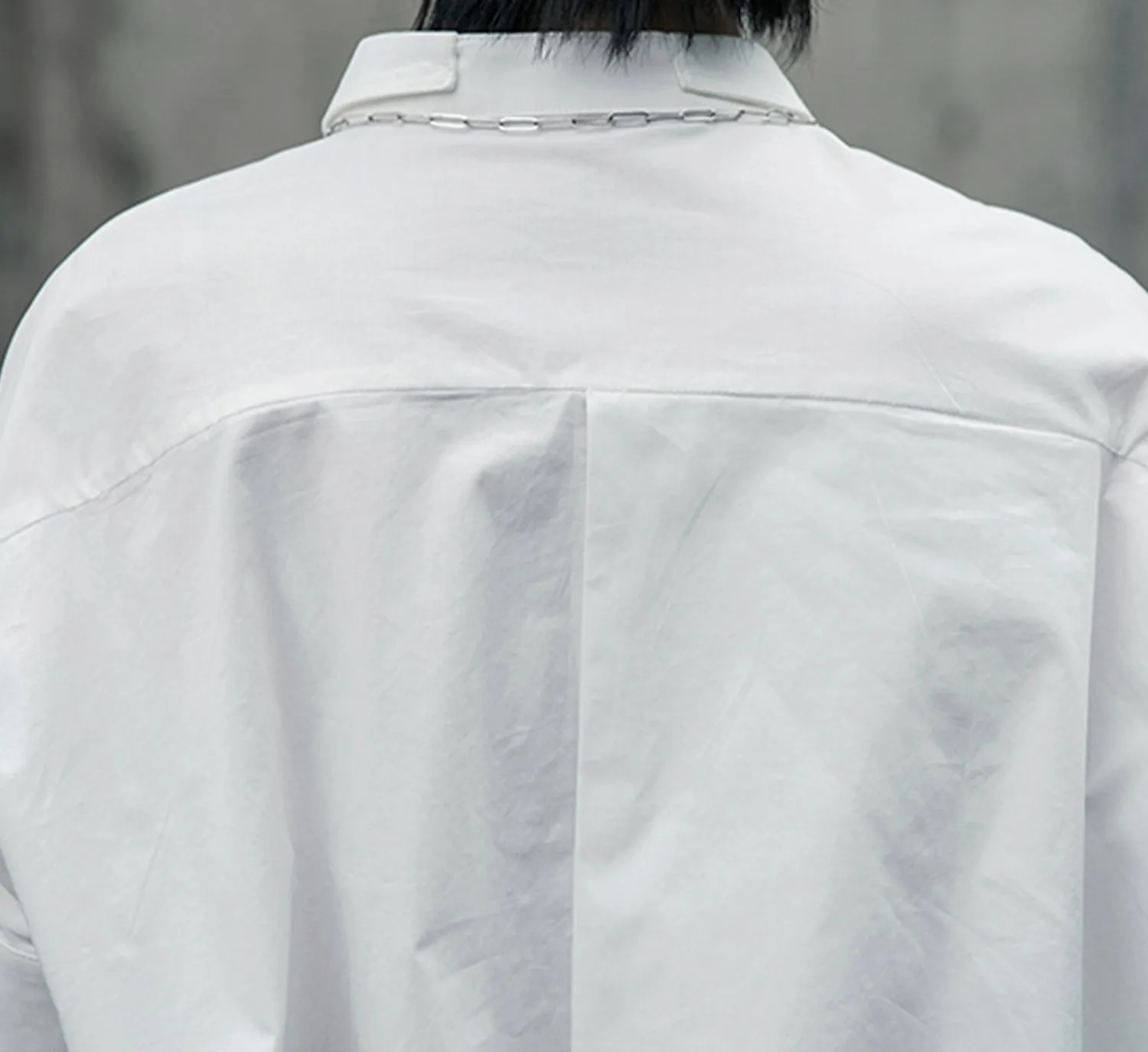 Folded  Poplin Shirt