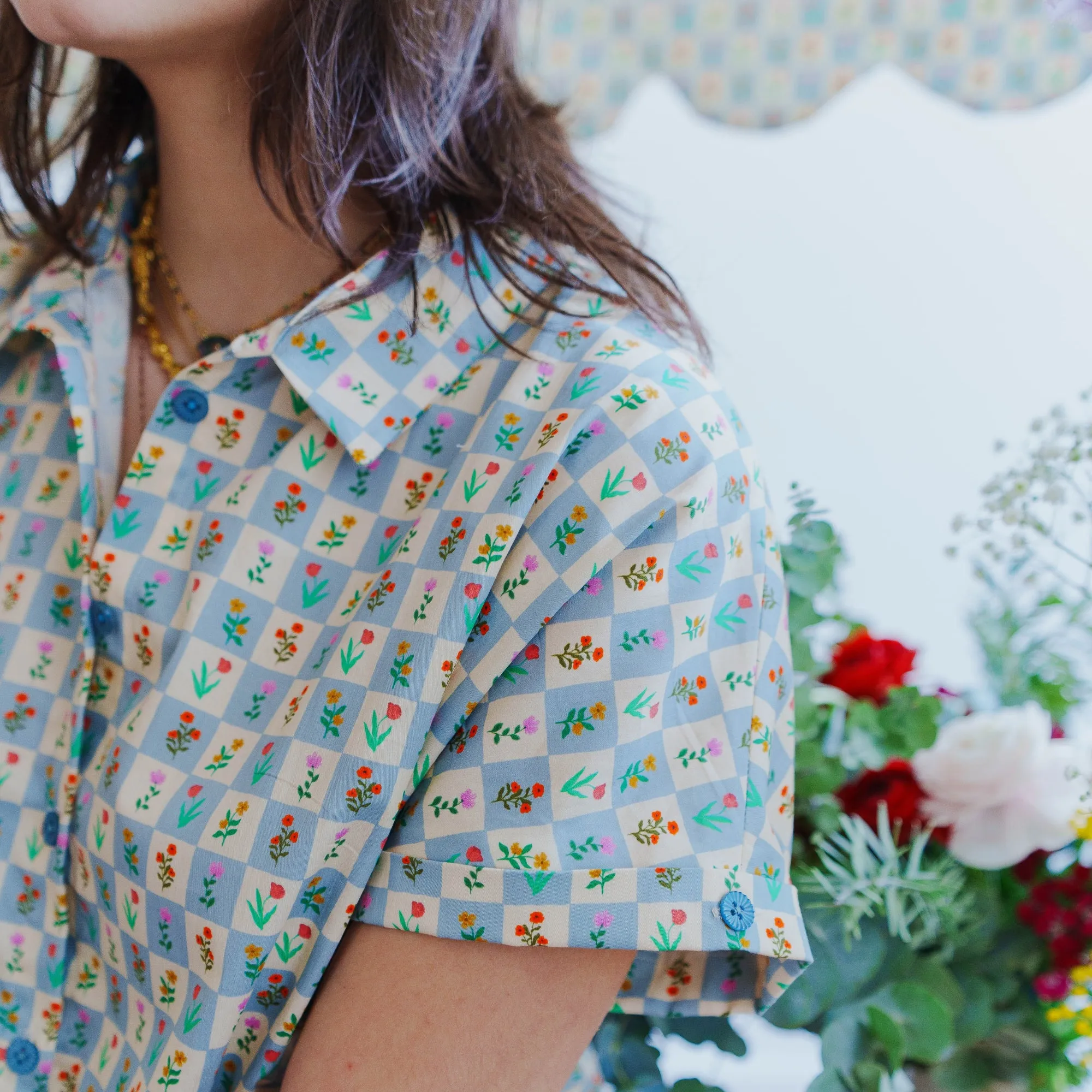 Garden Square - Lise Tailor Cotton Satin