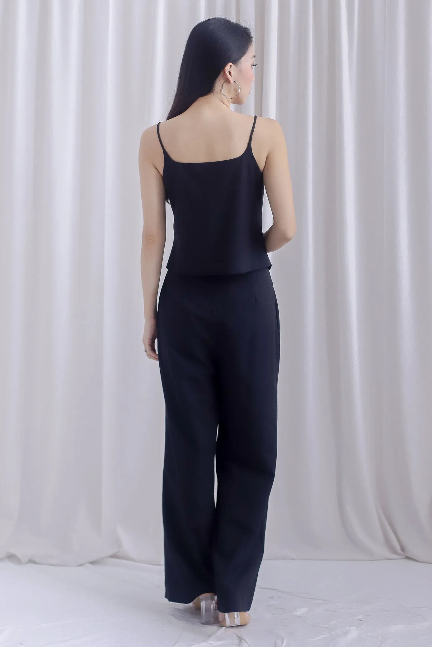 Gera Camisole Vest Top In Black